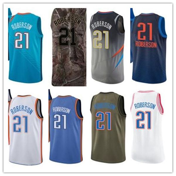 custom 2021 style jerseys black white green army green 21 andre roberson basketball jersey ing, Black;red
custom 2021 style jerseys black white green army green 21 andre roberson basketball jersey ing, Black;red