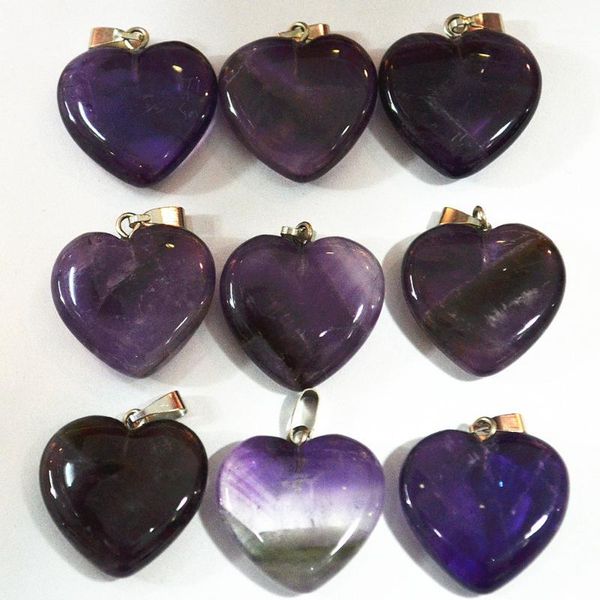 wholesale-2018 selling good quality fashion natural amethysts purple crystal quartz stone heart pendants 24pcs wholesale, Black
wholesale-2018 selling good quality fashion natural amethysts purple crystal quartz stone heart pendants 24pcs wholesale, Black