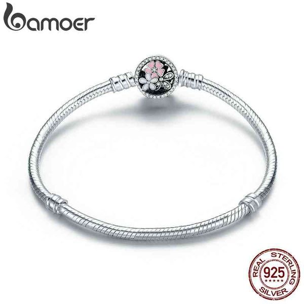 bracelet bamoer authentic 925 sterling silver poetic daisy cherry blossom mixed enamels & clear cz snake chain bracelet jewelry pas919, Golden;silver
bracelet bamoer authentic 925 sterling silver poetic daisy cherry blossom mixed enamels & clear cz snake chain bracelet jewelry pas919, Golden;silver