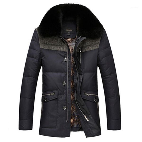 2016 new brand men winter duck down jacket mens coat parkas with fur collar patchwork jackets cappotto plus size1, Black
2016 new brand men winter duck down jacket mens coat parkas with fur collar patchwork jackets cappotto plus size1, Black