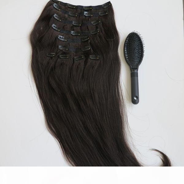 160g 22inch brazilian clip in hair extension 100% humann hair 1b# off black remy straight hair weaves 10pcs set comb, Black;brown
160g 22inch brazilian clip in hair extension 100% humann hair 1b# off black remy straight hair weaves 10pcs set comb, Black;brown