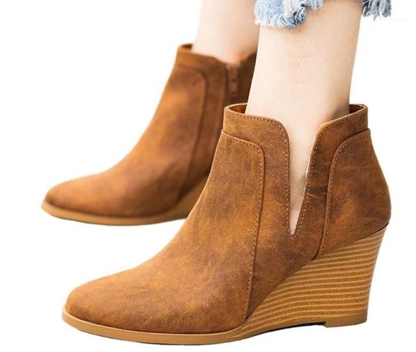 breathable new women boots autumn winter high heels women ankle boots size 35-43 fashion leather shoes1, Black
breathable new women boots autumn winter high heels women ankle boots size 35-43 fashion leather shoes1, Black
