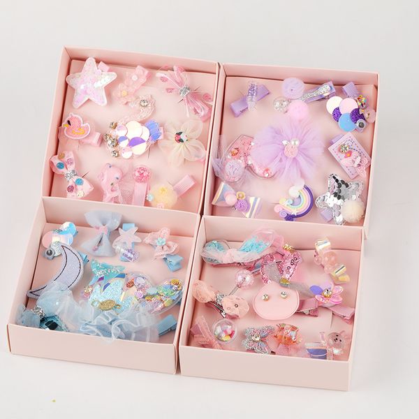 version cute baby 10-piece boxed barrettes girls princess barrettes childrens hair accessories set fashion design, Golden;white
version cute baby 10-piece boxed barrettes girls princess barrettes childrens hair accessories set fashion design, Golden;white