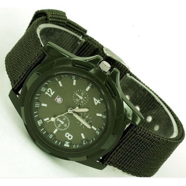 harajuku fashion trend student couple watch canvas ribbon watch men's sports army green watch 861, Slivery;brown
harajuku fashion trend student couple watch canvas ribbon watch men's sports army green watch 861, Slivery;brown