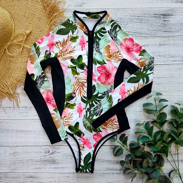 one piece swimsuit 2020 new long sleeve swimwear women print bathing suit beach wear back cut swimming suits monokini t200708, White;black
one piece swimsuit 2020 new long sleeve swimwear women print bathing suit beach wear back cut swimming suits monokini t200708, White;black