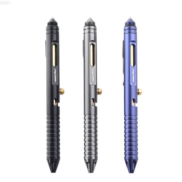 Practical Tungsten Steel Glass Breaker Self-defense Tactical Survival Pens Multifunctional Brass Fluid Defense Pen