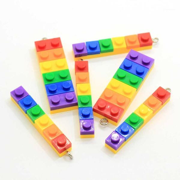 20/50pcs handmade plastic rainbow building blocks necklace charms pendant findings hip earring key ring jewelry making diy1
20/50pcs handmade plastic rainbow building blocks necklace charms pendant findings hip earring key ring jewelry making diy1