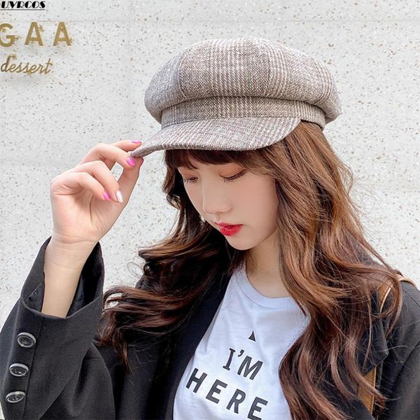 autumn/winter solid-color fashion lady's octagonal hat versatile beret trend casual sun hat classic vintage lady painter's, Blue;gray
autumn/winter solid-color fashion lady's octagonal hat versatile beret trend casual sun hat classic vintage lady painter's, Blue;gray