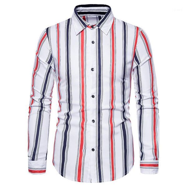 men's casual shirts mens personality stripe print long sleeve blouse male fashion slim arrival pink red1, White;black
men's casual shirts mens personality stripe print long sleeve blouse male fashion slim arrival pink red1, White;black