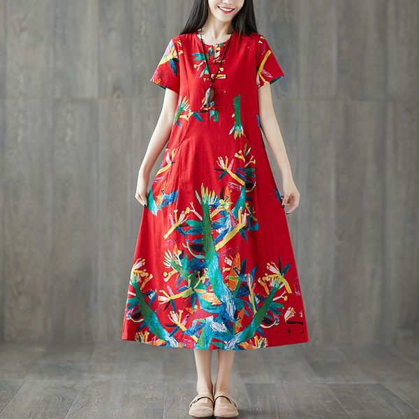 2021 new for back spring feminine summer dressed in linen casual long cotton patterned floral dresses released from vintage kj1097 7ei1, Black;gray
2021 new for back spring feminine summer dressed in linen casual long cotton patterned floral dresses released from vintage kj1097 7ei1, Black;gray