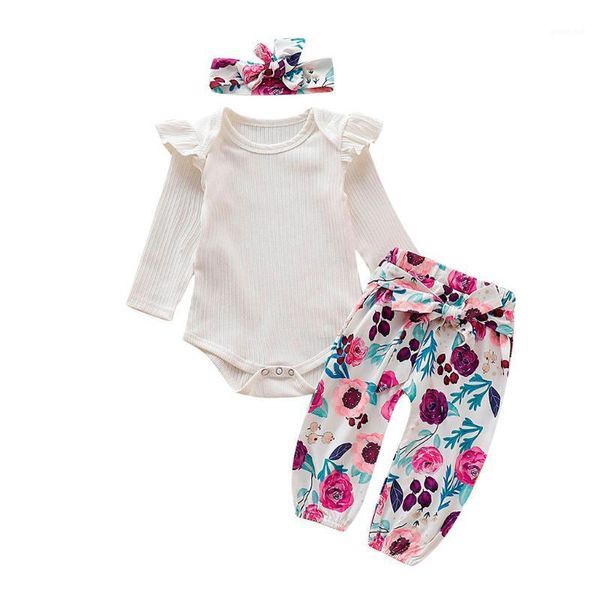infant baby girls ruffles solid romper bodysuit+floral pants+headband outfits children's suit casual seaside clothes #gm1, White
infant baby girls ruffles solid romper bodysuit+floral pants+headband outfits children's suit casual seaside clothes #gm1, White