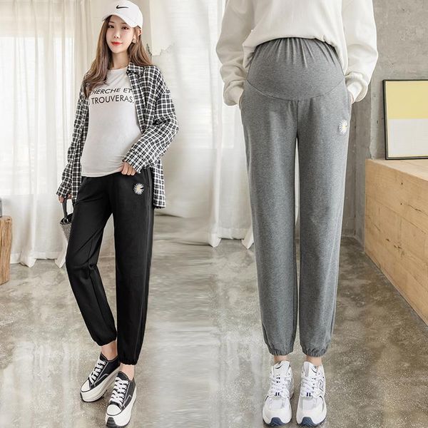 6065# maternity pants spring autumn casual pants loose comfy belly support elastic waist maternity trousers, White
6065# maternity pants spring autumn casual pants loose comfy belly support elastic waist maternity trousers, White