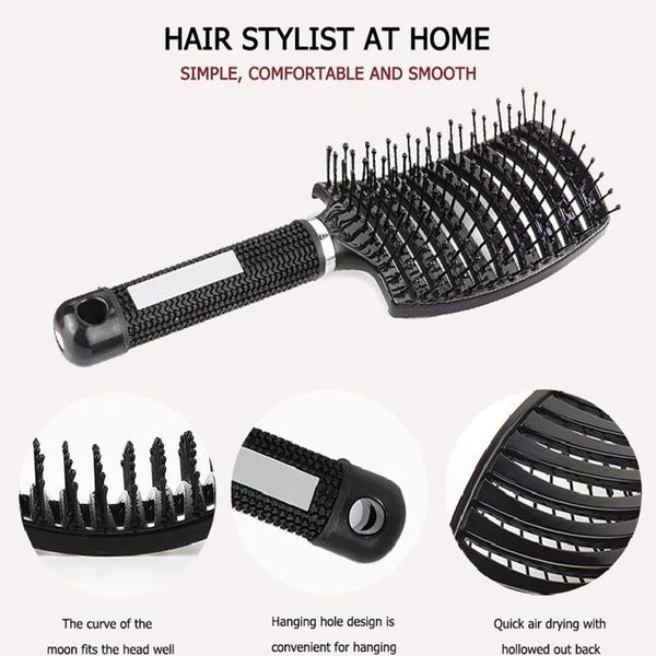 1pc large curve curly hair brush scalp massage comb curly detangle hair brush salon hairdressing tool hair comb sqctnd, Silver
1pc large curve curly hair brush scalp massage comb curly detangle hair brush salon hairdressing tool hair comb sqctnd, Silver