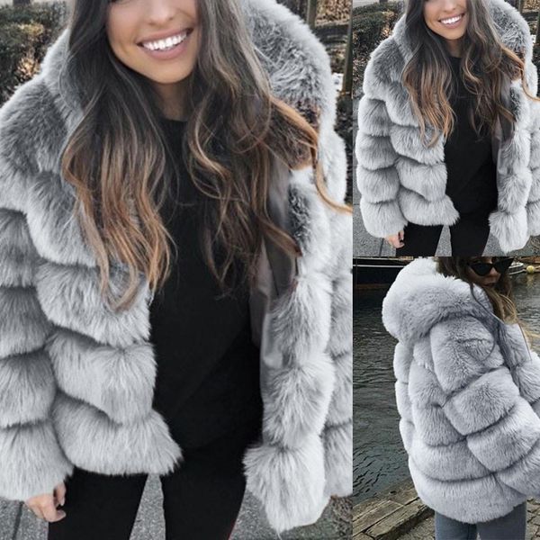 women faux mink winter coat hooded new faux fur jacket warm thick outerwear jacket ladies fur coat chaqueta peluche mujer, Black
women faux mink winter coat hooded new faux fur jacket warm thick outerwear jacket ladies fur coat chaqueta peluche mujer, Black