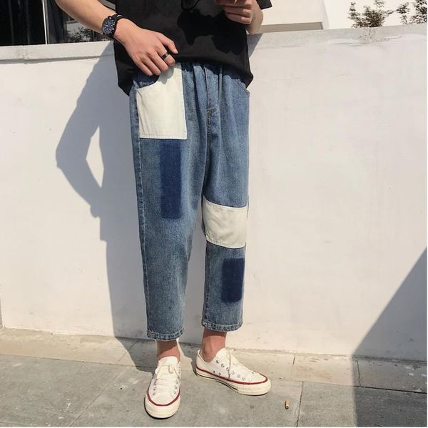 men's jeans 2021 summer street fashion brand men's harlan patch feet loose nine points harajuku casual jeans1, Blue
men's jeans 2021 summer street fashion brand men's harlan patch feet loose nine points harajuku casual jeans1, Blue