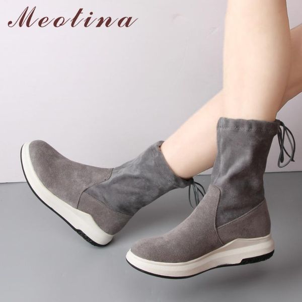 meotina обувь женщины mid теленок сапоги зима платформы flat boots зашнуровать причинно обувь 2020 новая марка deisnger женская обувь, Black 
meotina обувь женщины mid теленок сапоги зима платформы flat boots зашнуровать причинно обувь 2020 новая марка deisnger женская обувь, Black