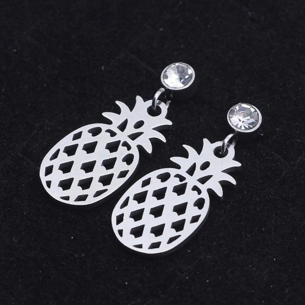stud 100% stainless steel peanapple charm drop earring for women wedding party dangle earrings jewelry, Golden;silver
stud 100% stainless steel peanapple charm drop earring for women wedding party dangle earrings jewelry, Golden;silver