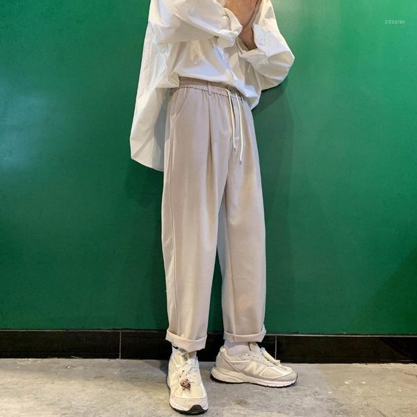 men's pants 2021 men's fashion baggy elastic casual high-quality haren streetwear black/khaki color trousers plus size s-2xl1
men's pants 2021 men's fashion baggy elastic casual high-quality haren streetwear black/khaki color trousers plus size s-2xl1