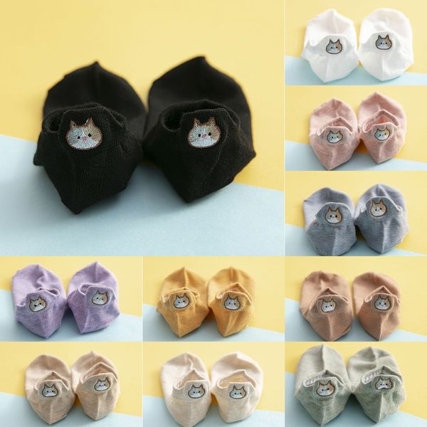 20 years spring and summer new women's small ears embroidery cat women's boat socksstyle boat socks sockssocks and sockssocks yxml, Black
20 years spring and summer new women's small ears embroidery cat women's boat socksstyle boat socks sockssocks and sockssocks yxml, Black