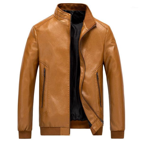 2020 autumn men's new pu leather slim stylish handsome leather youth stand collar all-match fleece jacket 7xl1, Black
2020 autumn men's new pu leather slim stylish handsome leather youth stand collar all-match fleece jacket 7xl1, Black