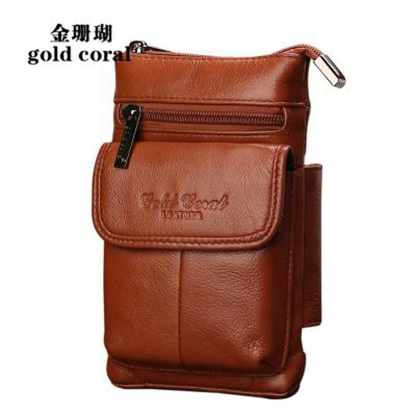 gold coral genuine leather shoulder bag men belt waist bag casual crossbody bags phone pouch fanny pack male travel waist packs
gold coral genuine leather shoulder bag men belt waist bag casual crossbody bags phone pouch fanny pack male travel waist packs