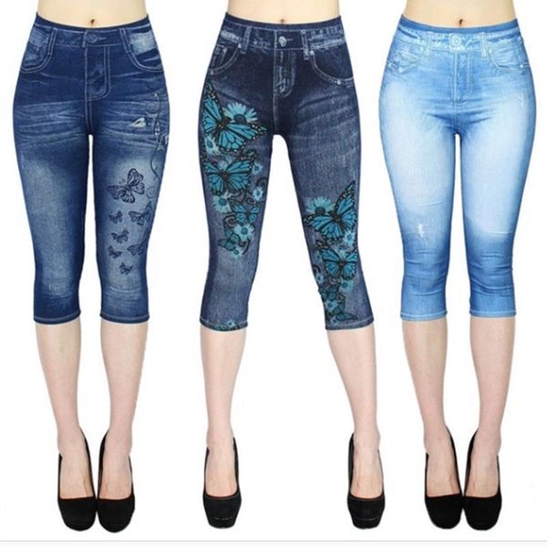 2019 imitation leggings cropped trousers women mock pocket pants slim jeggings denim skinny plus size drop shipping, Black
2019 imitation leggings cropped trousers women mock pocket pants slim jeggings denim skinny plus size drop shipping, Black
