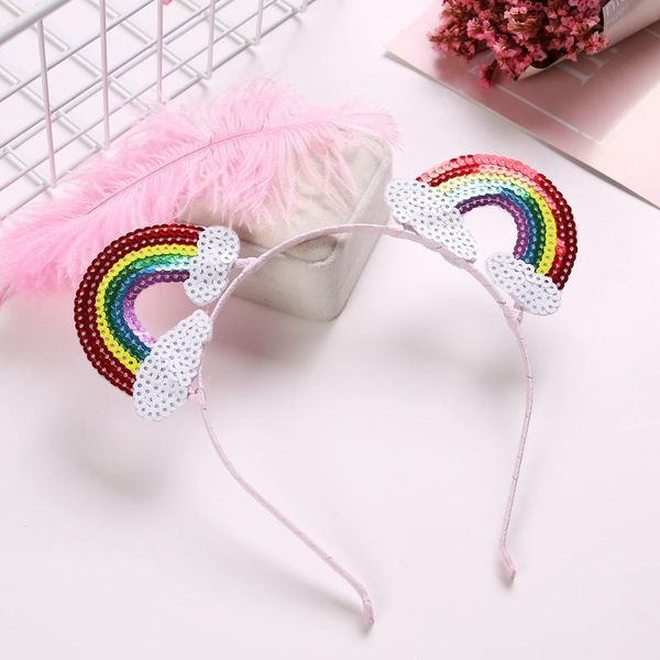 12pcs fashion glitter rainbow sequin cat ears hairbands cute animal ears headbands princess headwear boutique hair accessories, Slivery;white
12pcs fashion glitter rainbow sequin cat ears hairbands cute animal ears headbands princess headwear boutique hair accessories, Slivery;white