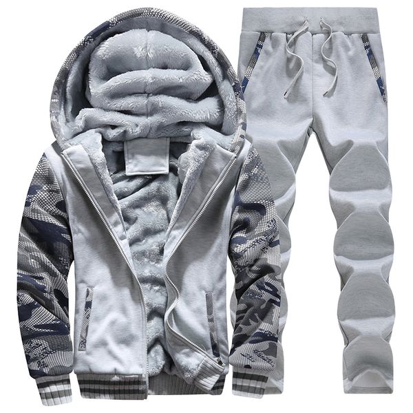 2021 new men hoodies new cotton-padded winter outerwear thicken camouflage male trasuits two piece warm jakcet+pants 4m15, Gray
2021 new men hoodies new cotton-padded winter outerwear thicken camouflage male trasuits two piece warm jakcet+pants 4m15, Gray