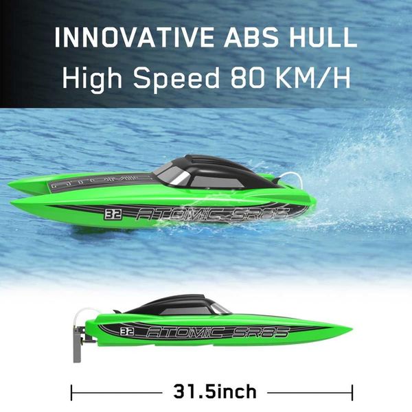 Volantex ATOMIC SR85 50mph Super High Speed Remote Control RC Boat with Auto Roll Back Function & All Metal Hardwares 798-3 ARTR
Volantex ATOMIC SR85 50mph Super High Speed Remote Control RC Boat with Auto Roll Back Function & All Metal Hardwares 798-3 ARTR
