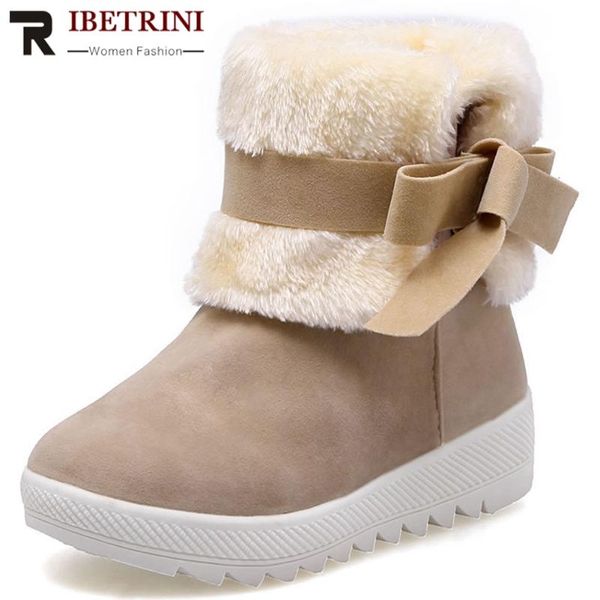 ribetrini brand new sweet bow tie fur skidproof sole for outdoor winter shoes boots women snow boots, Black
ribetrini brand new sweet bow tie fur skidproof sole for outdoor winter shoes boots women snow boots, Black