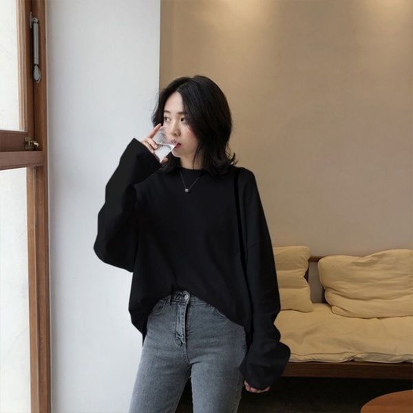 new spring 2019 korean loose round neck long sleeve for wear new spring 2019 korean women's loose round neck long sleeve for t-shirt t, White
new spring 2019 korean loose round neck long sleeve for wear new spring 2019 korean women's loose round neck long sleeve for t-shirt t, White