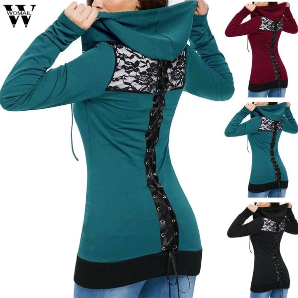 womail sweatshirts autumn casual bandage lace up back zip up hoodie sweatshirt fashion long sleeve women sweatshirt capuche y200610, Black
womail sweatshirts autumn casual bandage lace up back zip up hoodie sweatshirt fashion long sleeve women sweatshirt capuche y200610, Black