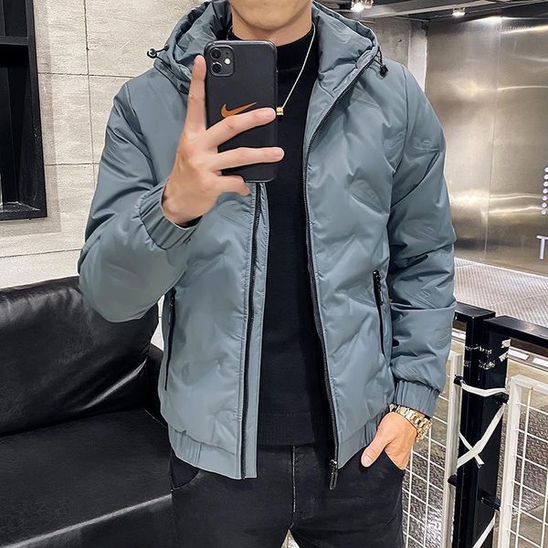 padded men's winter plush and thickened fashionable korean student's coat winter cotton padded jacket men's down jacket1, Black
padded men's winter plush and thickened fashionable korean student's coat winter cotton padded jacket men's down jacket1, Black