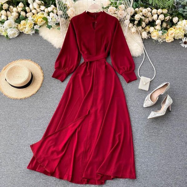 spring autumn women's dress korean solid color stand collar hollow dress new long sleeve commuter slim female dresses ll6931, Black;gray
spring autumn women's dress korean solid color stand collar hollow dress new long sleeve commuter slim female dresses ll6931, Black;gray