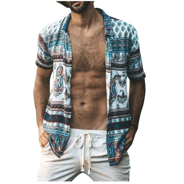 ethnic style print men casual shirt lapel neck streetwear short sleeve 2020 loose tropical hawaiian shirt men, White;black
ethnic style print men casual shirt lapel neck streetwear short sleeve 2020 loose tropical hawaiian shirt men, White;black