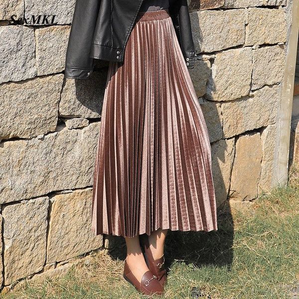 velvet long skirt women summer 2020 plus size fashion korean pleated skirts womens high waist casual loose office a-line skirts1, Black
velvet long skirt women summer 2020 plus size fashion korean pleated skirts womens high waist casual loose office a-line skirts1, Black