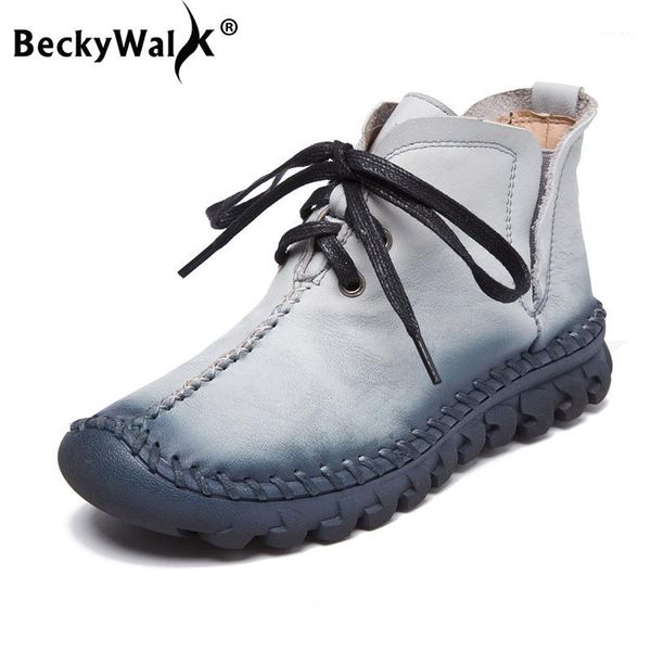 beckywalk handmade genuine leather women's boots autumn winter ankle boots for women snow casual shoes woman botas wsh30651, Black
beckywalk handmade genuine leather women's boots autumn winter ankle boots for women snow casual shoes woman botas wsh30651, Black