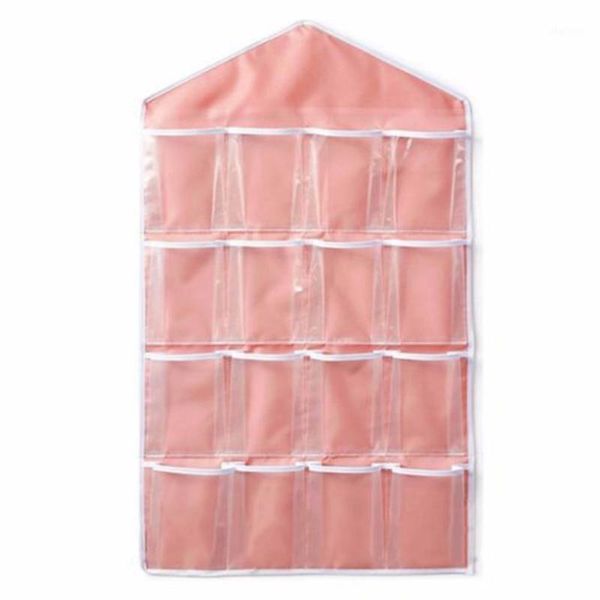 4 colors 16 pockets clear over door hanging bag hanger storage tidy organizer for home bathroom living room household sundries1
4 colors 16 pockets clear over door hanging bag hanger storage tidy organizer for home bathroom living room household sundries1