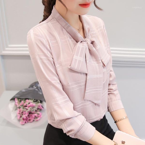 korean fashion button plaid blouse women shirts bow tie chiffon shirt autumn bottoming sweet office blusas mujer de moda1, White
korean fashion button plaid blouse women shirts bow tie chiffon shirt autumn bottoming sweet office blusas mujer de moda1, White