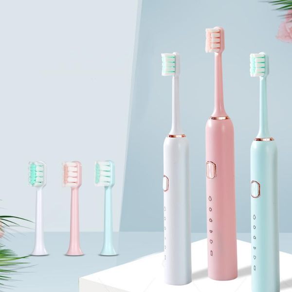 intelligent automatic electric toothbrush 5 modes tooth brush usb charging waterproof tooth heads set
intelligent automatic electric toothbrush 5 modes tooth brush usb charging waterproof tooth heads set