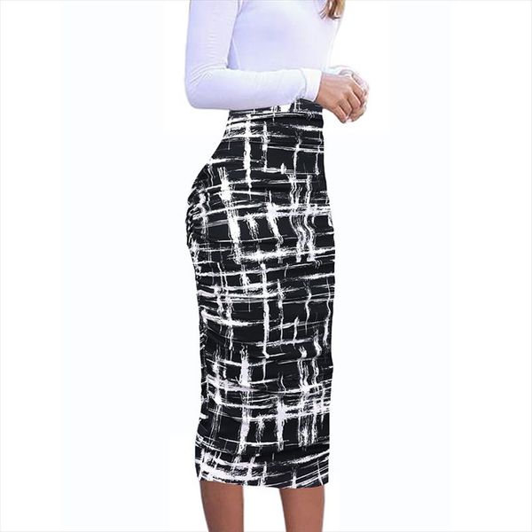 women elegant ruched ruffle high waist geometric polka dot print 2020 slim casual party pencil midi mid calf skirt 1023, Black
women elegant ruched ruffle high waist geometric polka dot print 2020 slim casual party pencil midi mid calf skirt 1023, Black