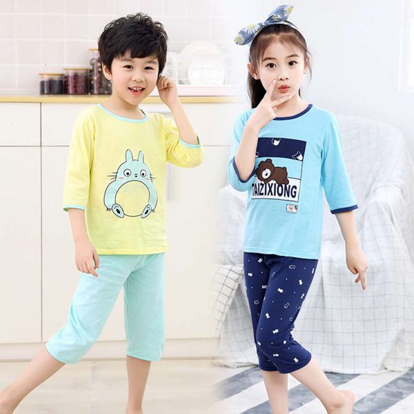 cloth suit cartoon children's cotton household pajamas for boys and girls, Red;brown
cloth suit cartoon children's cotton household pajamas for boys and girls, Red;brown