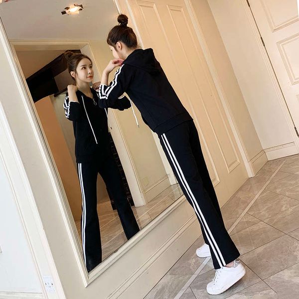 sportswear suit women plush autumn clothes winter 2020 new fashion brand wide leg leisure sweater two piece set, Gray
sportswear suit women plush autumn clothes winter 2020 new fashion brand wide leg leisure sweater two piece set, Gray