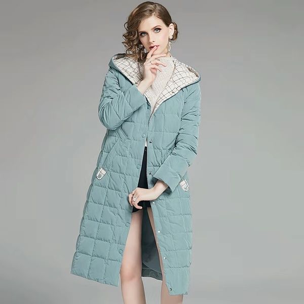 women winter down coat luxury designer check 90% white duck down filled jacket womens white blue black vintage long coats hood jackets m
women winter down coat luxury designer check 90% white duck down filled jacket womens white blue black vintage long coats hood jackets m