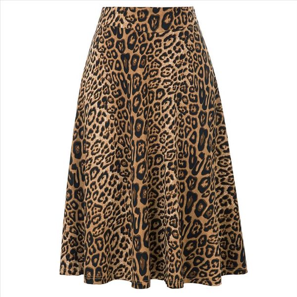 womens knee length skirts snake leopard pattern high waist print vouge vintage elegant casual ladies flared a line skirt, Black
womens knee length skirts snake leopard pattern high waist print vouge vintage elegant casual ladies flared a line skirt, Black