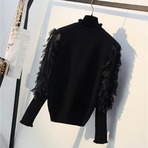 2021 new runway swetry damskie female mesh fall outwear fashion sweater mosl, White;black
2021 new runway swetry damskie female mesh fall outwear fashion sweater mosl, White;black