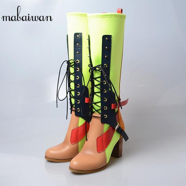 mabaiwan fashion women brown high heel shoes genuine leather knee high winter stretch fabric boots woman comfortable warm pumps, Black
mabaiwan fashion women brown high heel shoes genuine leather knee high winter stretch fabric boots woman comfortable warm pumps, Black