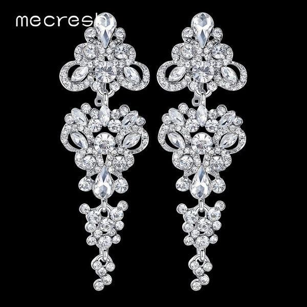 mecresh gorgeous chandelier wedding long earrings for women silver color crystal bridesmaid drop earrings prom jewelry eh198
mecresh gorgeous chandelier wedding long earrings for women silver color crystal bridesmaid drop earrings prom jewelry eh198