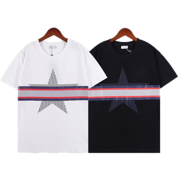 mens t shirts women short sleeve casual spring trendy man star print tees, White;black
mens t shirts women short sleeve casual spring trendy man star print tees, White;black