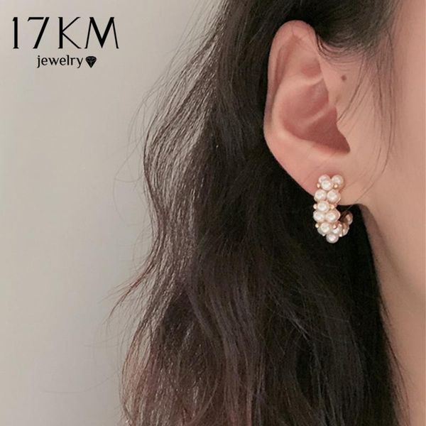 hoop & huggie 17km korean pearl earrings for women girls unique shape circle huggies statement small earring handmade jewelry, Golden;silver
hoop & huggie 17km korean pearl earrings for women girls unique shape circle huggies statement small earring handmade jewelry, Golden;silver